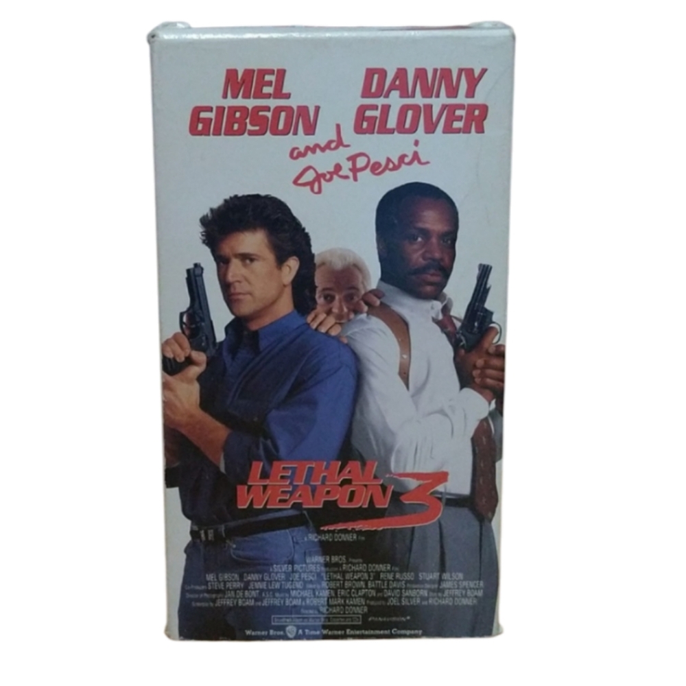 6/$15 Lethal Weapon 3  VHS tape 1h 58m